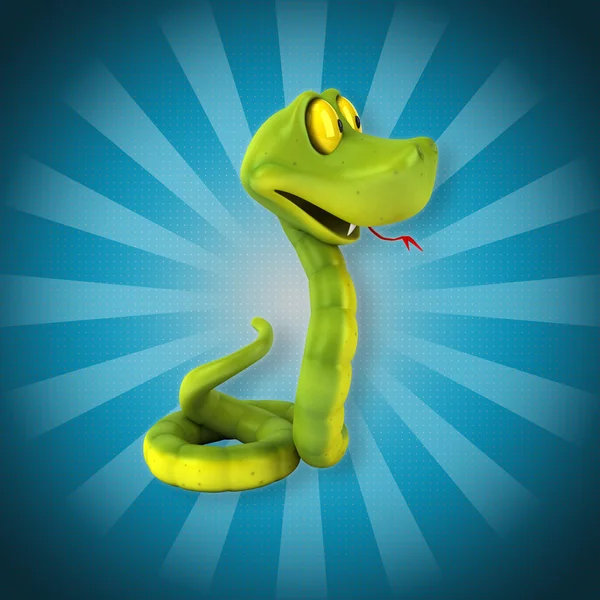 Funny cartoon Snake — Stock Photo, Image