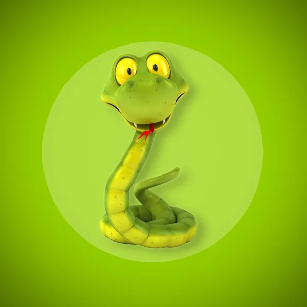 Serpiente de dibujos animados divertido —  Fotos de Stock