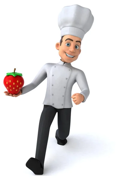 Divertido chef dos desenhos animados — Fotografia de Stock