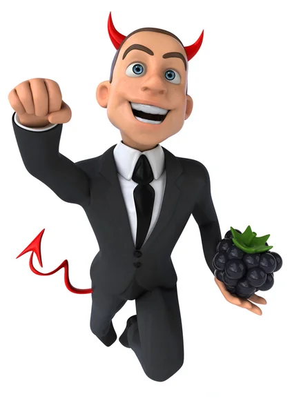 Cartoon Evil businessman — Stock Photo, Image