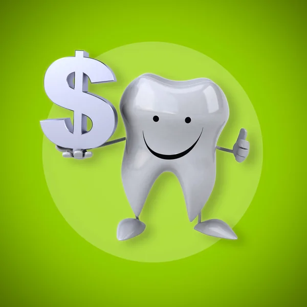 Funny cartoon Tooth