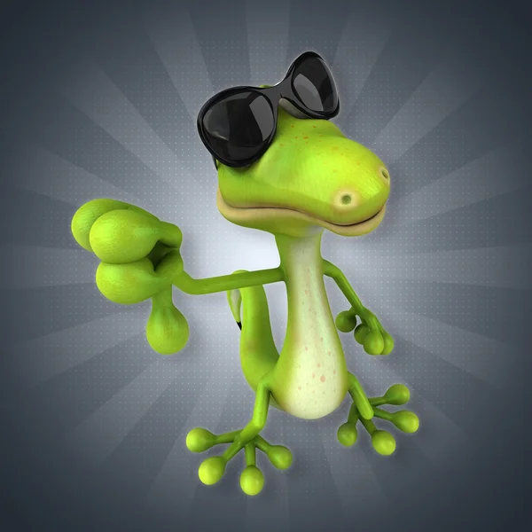 Fun cartoon Lizard — Stock Photo, Image