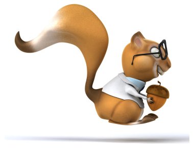 Eğlenceli çizgi film sincap