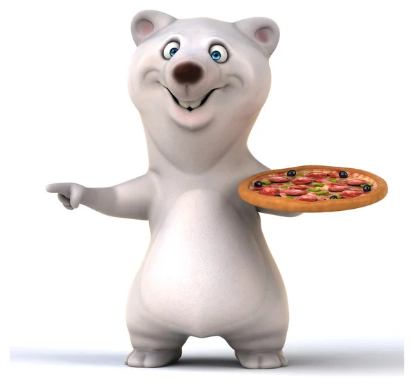 Fun cartoon bear — Stock Photo, Image