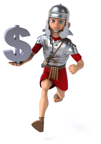 Cartoon Roman soldier — Stock Photo, Image