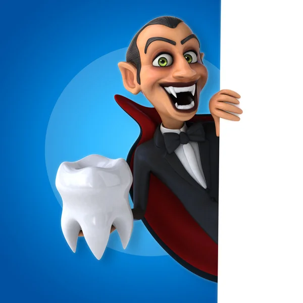 Vampiro engraçado dos desenhos animados — Fotografia de Stock
