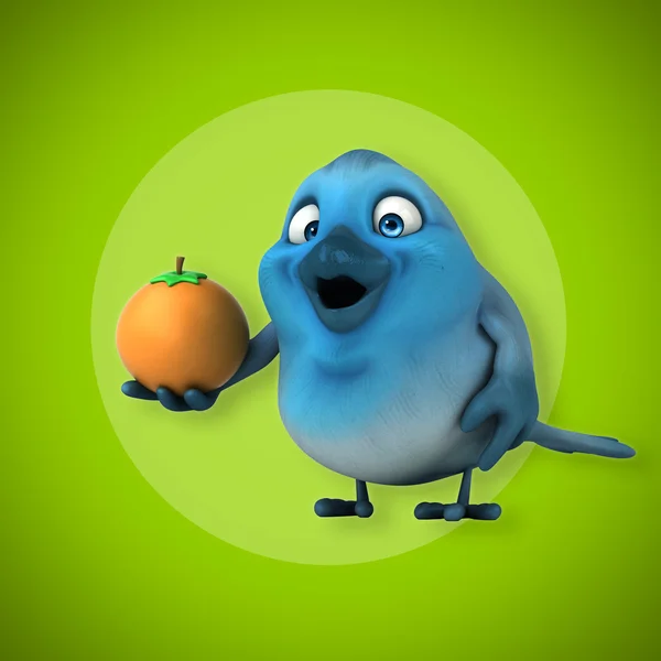 Leuke cartoon Blue bird — Stockfoto