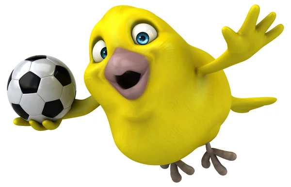 Fun cartoon bird — Stock Photo, Image