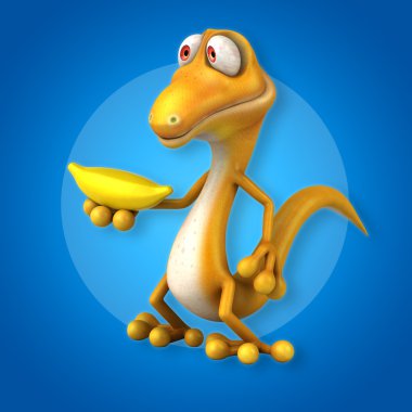 Eğlenceli çizgi film kertenkele