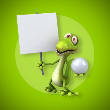 Eğlenceli çizgi film kertenkele