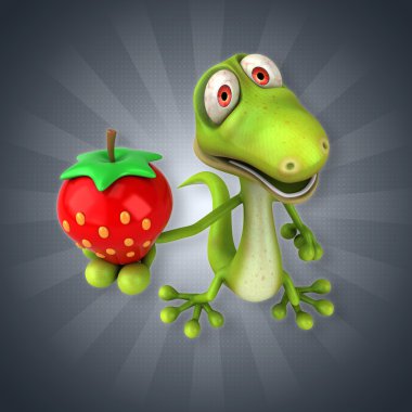 Eğlenceli çizgi film kertenkele