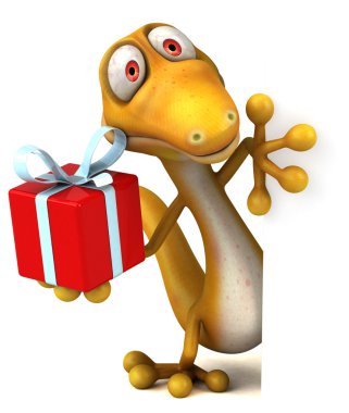 Eğlenceli çizgi film kertenkele