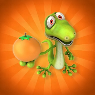 Eğlenceli çizgi film kertenkele