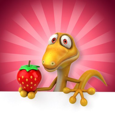 Eğlenceli çizgi film kertenkele