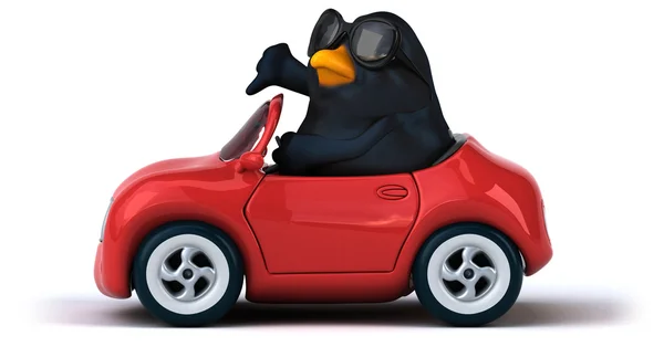 Desenho animado Blackbird — Fotografia de Stock
