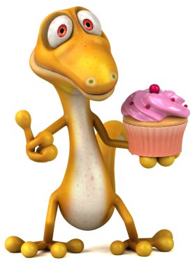 Eğlenceli çizgi film kertenkele