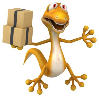 Eğlenceli çizgi film kertenkele