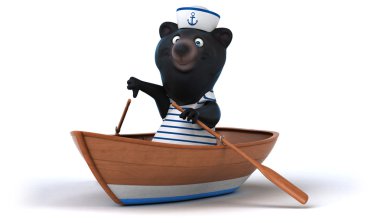 Eğlenceli çizgi film ayı