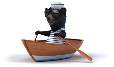 Eğlenceli çizgi film ayı