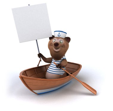 Eğlenceli çizgi film ayı