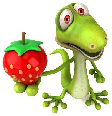 Eğlenceli çizgi film kertenkele