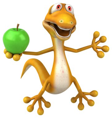 Eğlenceli çizgi film kertenkele