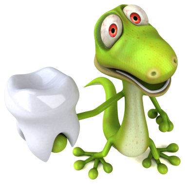 Eğlenceli çizgi film kertenkele