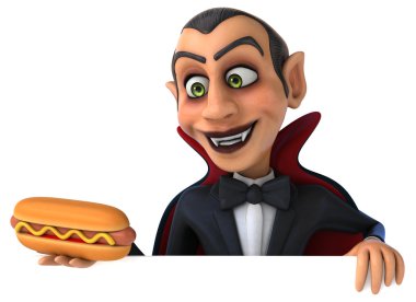 komik karikatür vampir