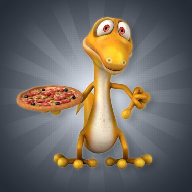 Eğlenceli çizgi film kertenkele