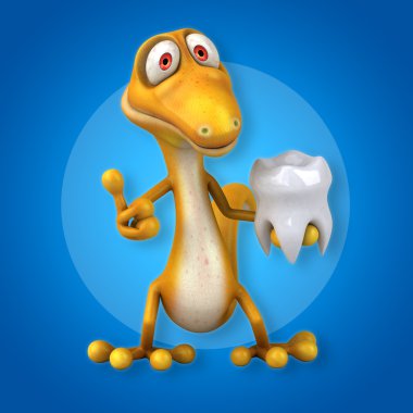 Eğlenceli çizgi film kertenkele