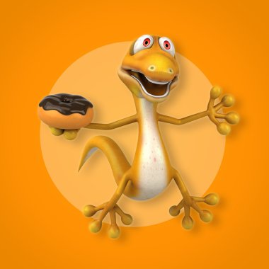 Eğlenceli çizgi film kertenkele