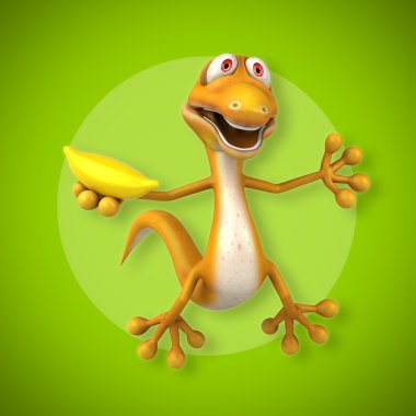 Eğlenceli çizgi film kertenkele