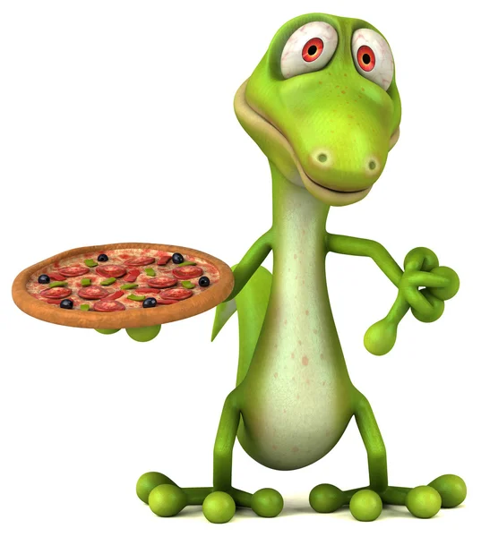 Fun cartoon lizard — Stock Photo, Image