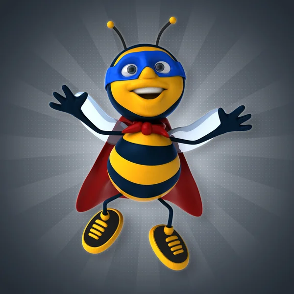 Cartoon Super bee — Stockfoto