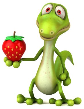 Eğlenceli çizgi film kertenkele