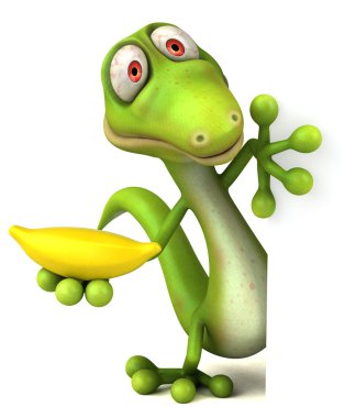 Eğlenceli çizgi film kertenkele