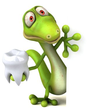 Eğlenceli çizgi film kertenkele