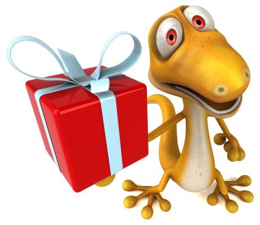 Eğlenceli çizgi film kertenkele