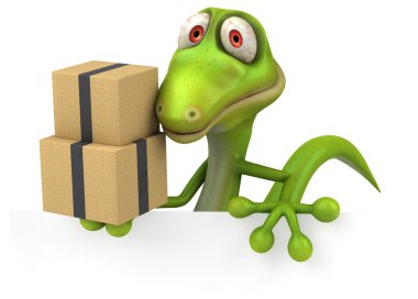 Eğlenceli çizgi film kertenkele