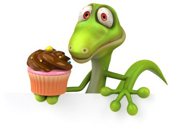 Eğlenceli çizgi film kertenkele