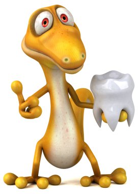 Eğlenceli çizgi film kertenkele