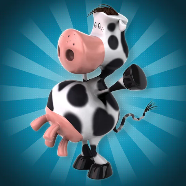 Funny cartoon Cow — Stock Photo, Image