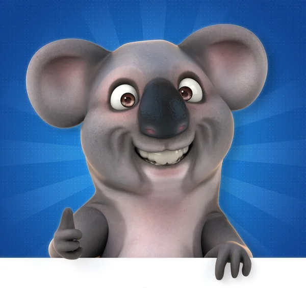 Fun cartoon koala — Stock Photo, Image