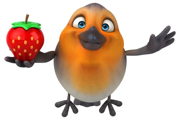 Fun cartoon bird — Stock Photo, Image