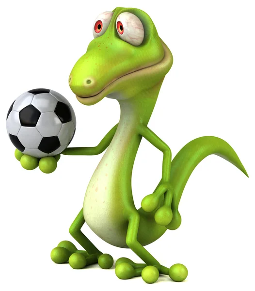 Fun cartoon lizard — Stock Photo, Image