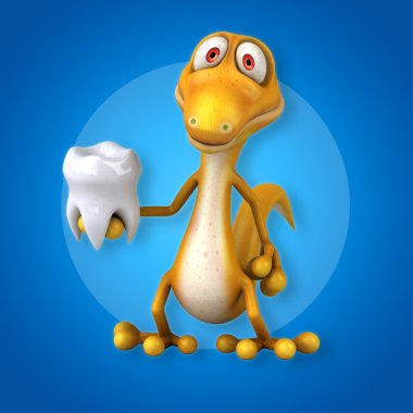 Eğlenceli çizgi film kertenkele