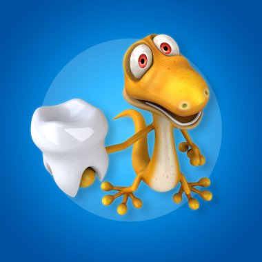 Eğlenceli çizgi film kertenkele