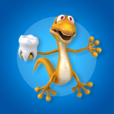 Eğlenceli çizgi film kertenkele