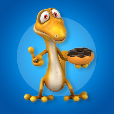 Eğlenceli çizgi film kertenkele