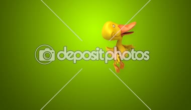 Eğlenceli çizgi film ördek